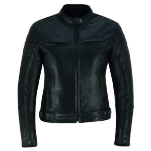 Vintage Motorbike Leather Jacket Women CE Standard Approved prEN13595