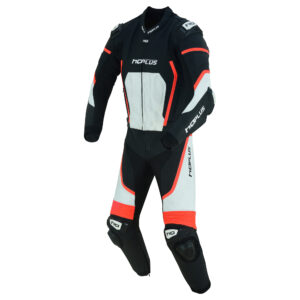 Motorbike Leather Suit 2pieces   Art-  Road-Red